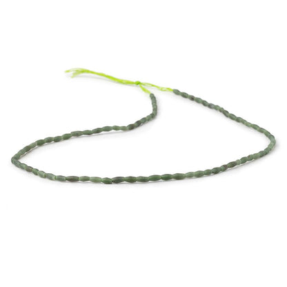 3-5mm Jade Plain Rice Beads 13 inch 75 pieces
