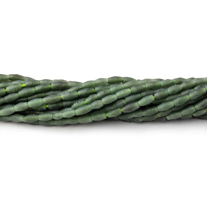 3-5mm Jade Plain Rice Beads 13 inch 75 pieces