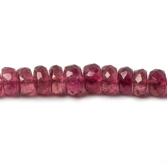 3-5mm Pink Tourmaline faceted rondelle beads 16 inch 160 pieces