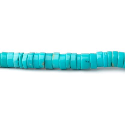 3-5mm Sleeping Beauty Turquoise Plain Heishi Beads 18 inch 287 pieces
