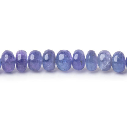 3-5mm Tanzanite Plain Rondelle Beads 15.5 inch 145 pieces A