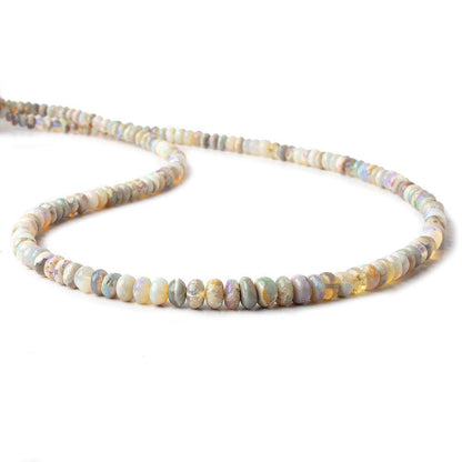 3-6.5mm Australian Opal Plain Rondelles Beads 18 inch 170 pieces A
