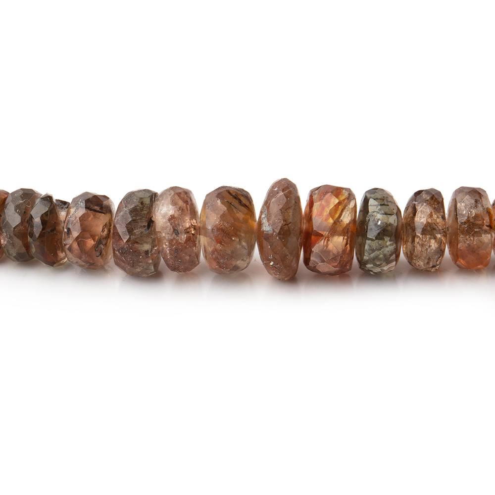 3-6mm Andalusite Faceted Rondelle Beads 16 inch 200 pieces