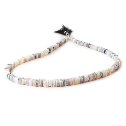 3-6mm Australian Opal Square Plain Heshi Beads 16 inch 270 pieces