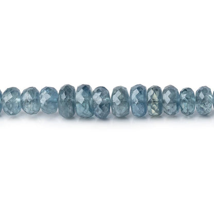 3-6mm Blue Sapphire Faceted Rondelle Beads 16 inch 169 pieces AA
