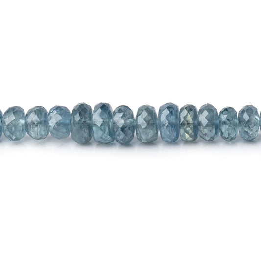 3-6mm Blue Sapphire Faceted Rondelle Beads 16 inch 169 pieces AA