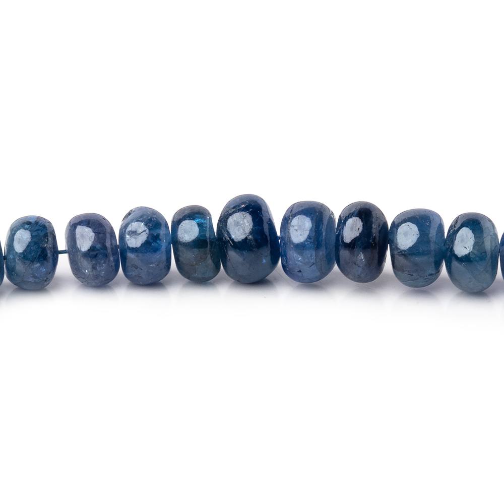 3-6mm Blue Sapphire Plain Rondelle Beads 16 inch 151 pieces AA