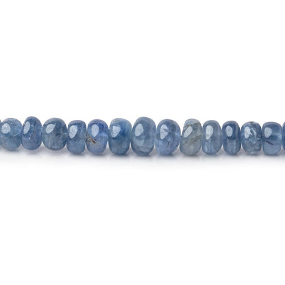 3-6mm Blue Sapphire Plain Rondelles 16 inch 151 Beads AA