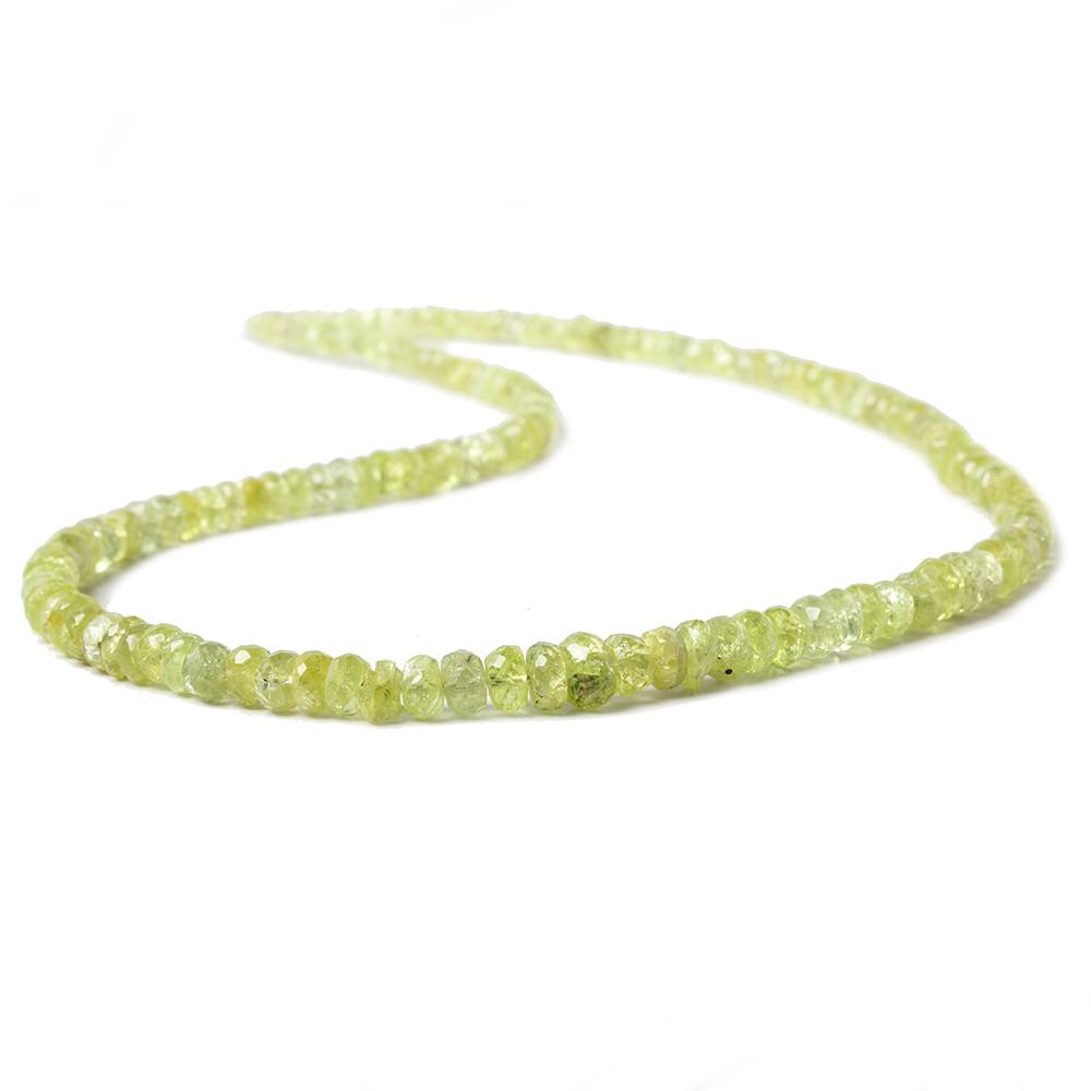 3 - 6mm Chrysoberyl Faceted Rondelle Beads 162 beads