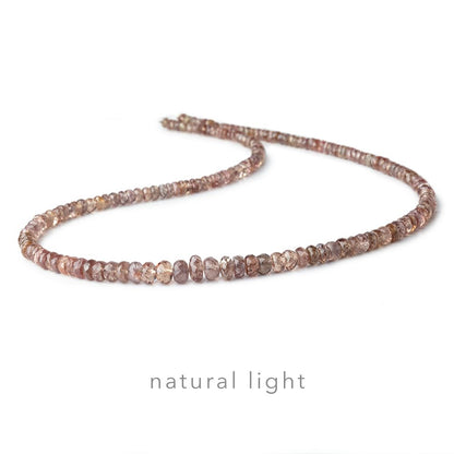 3-6mm Color Change Garnet Faceted Rondelle 16 inch 180 pieces