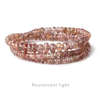 3-6mm Color Change Garnet Faceted Rondelle 16 inch 180 pieces