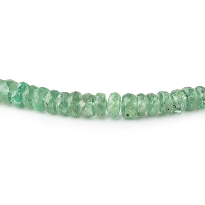 3-6mm Green Kyanite Faceted Rondelle Beads 18 inch 180 pieces