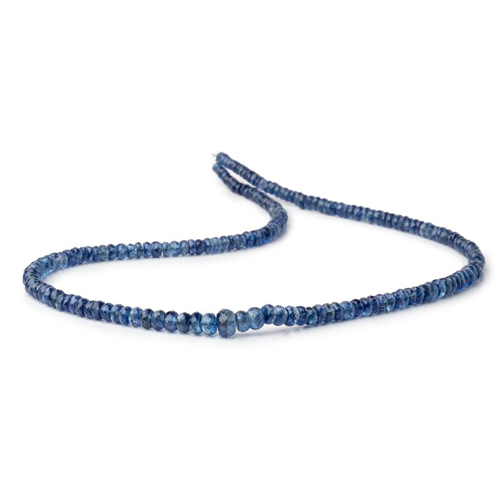 3-6mm Kyanite Faceted Rondelle Beads 16 inch 187 pieces AA