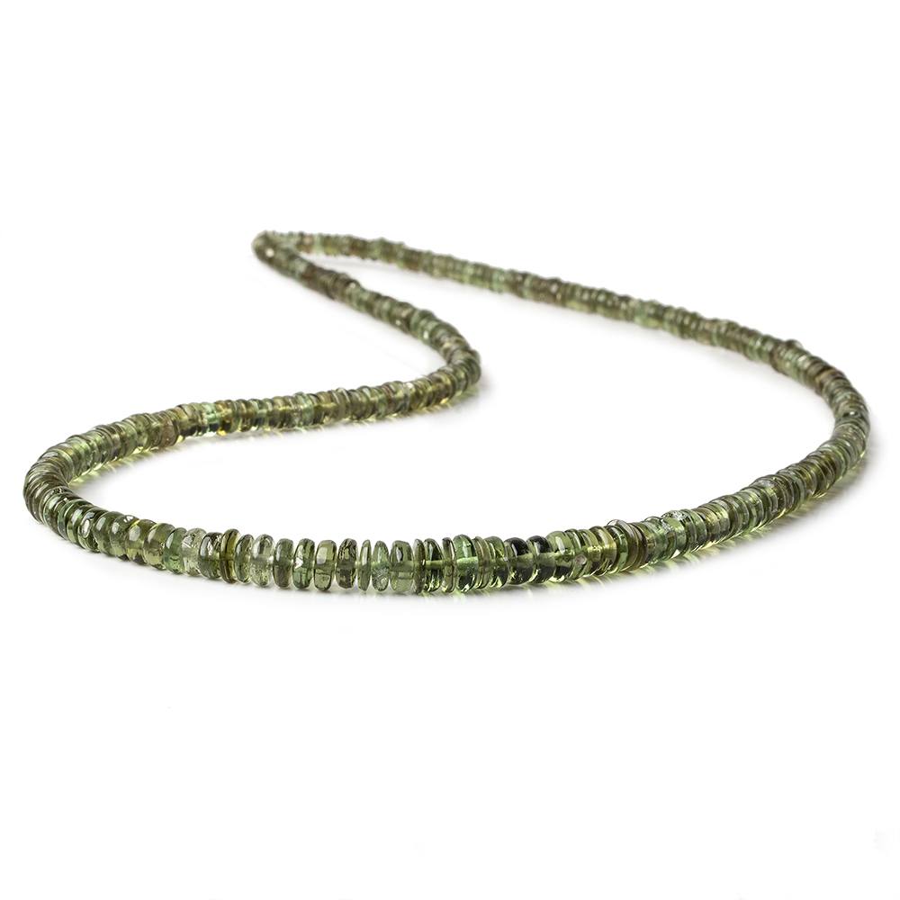 3-6mm Moldavite plain heshi beads 17 inch A grade