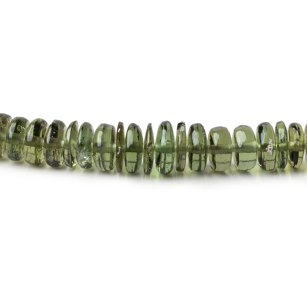 3-6mm Moldavite plain heshi beads 17 inch A grade