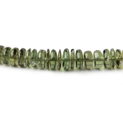 3-6mm Moldavite plain heshi beads 17 inch A grade