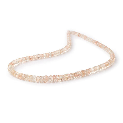 3-6mm Oregon Sunstone Faceted Rondelle Beads 16 inch 163 pieces AAA