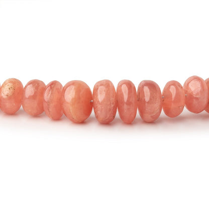 3-6mm Rhodochrosite Plain Rondelle Beads 16 inch 130 pieces AA