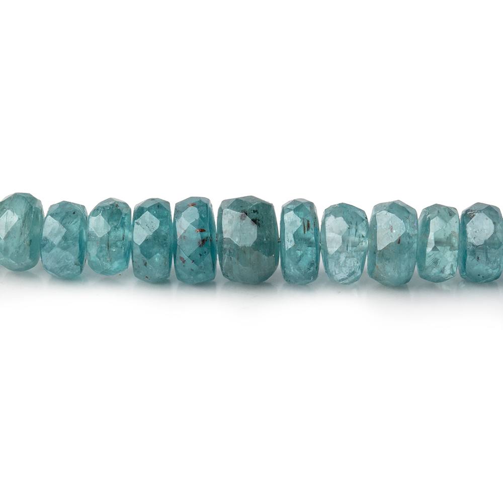 3-6mm Teal Kyanite Faceted Rondelle Beads 16 inch 142 pieces