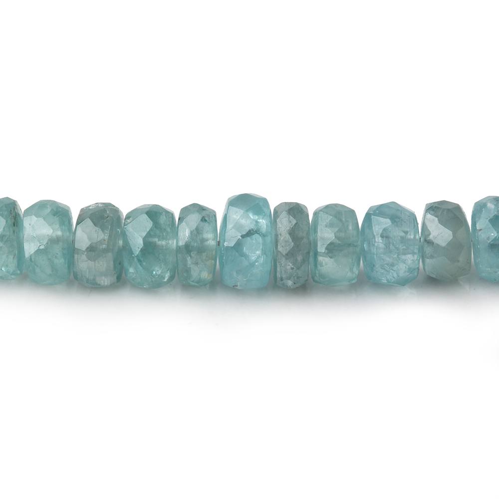 3-6mm Teal Kyanite Faceted Rondelles 16 inch 142 Beads