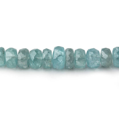 3-6mm Teal Kyanite Faceted Rondelles 16 inch 142 Beads