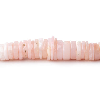 3-7mm Pink Peruvian Opal Plain Heishi Beads 17.75 inch 260 pieces