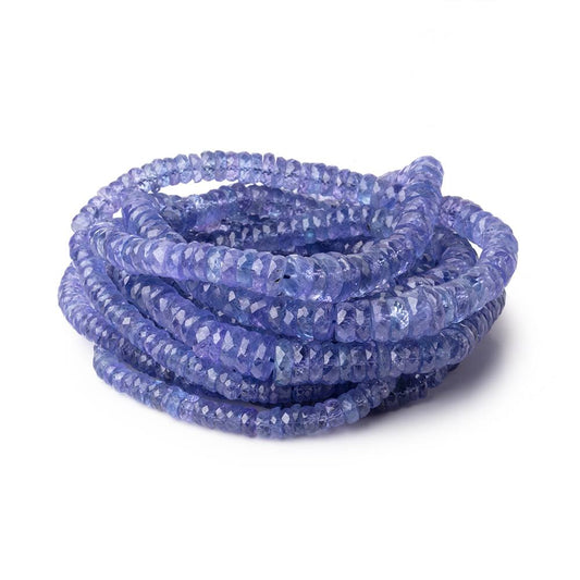 3-7mm Tanzanite Faceted Heishi Beads 16 inch 220 pieces AA