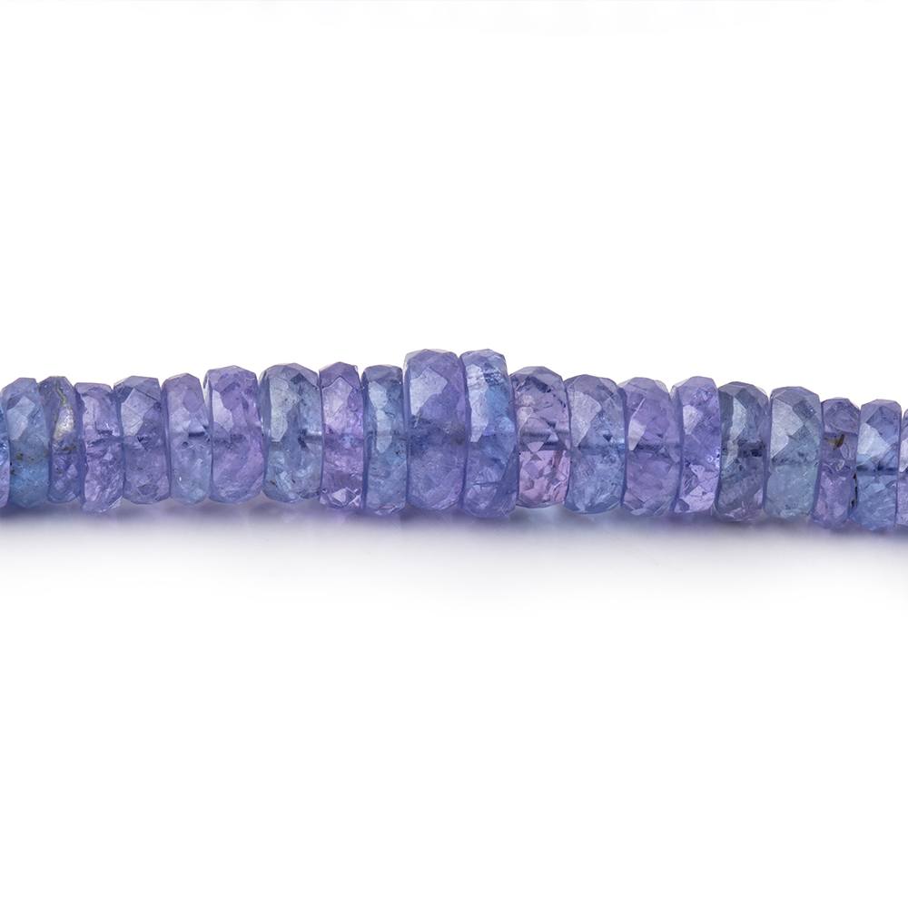 3-7mm Tanzanite Faceted Heishi Beads 16 inch 220 pieces AA
