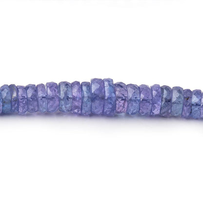 3-7mm Tanzanite Faceted Heishi Beads 16 inch 220 pieces AA