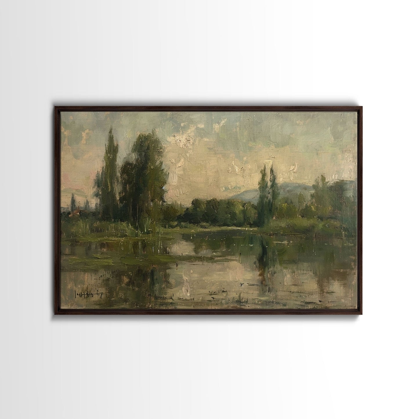 NuevArt Vintage Fine Art Landscape Art Print | Vintage Painting | Wall Art | Large Print | Landscape Painting | Fall Art Print