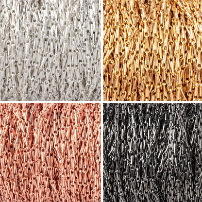 3 Feet - 1mm Tear Drop Link Chain