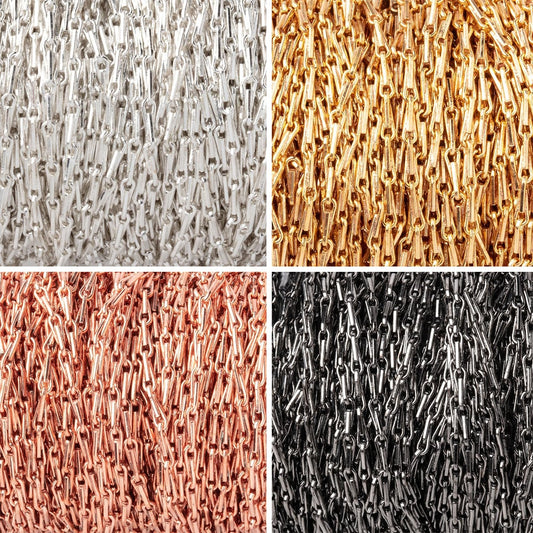 3 Feet - 1mm Tear Drop Link Chain