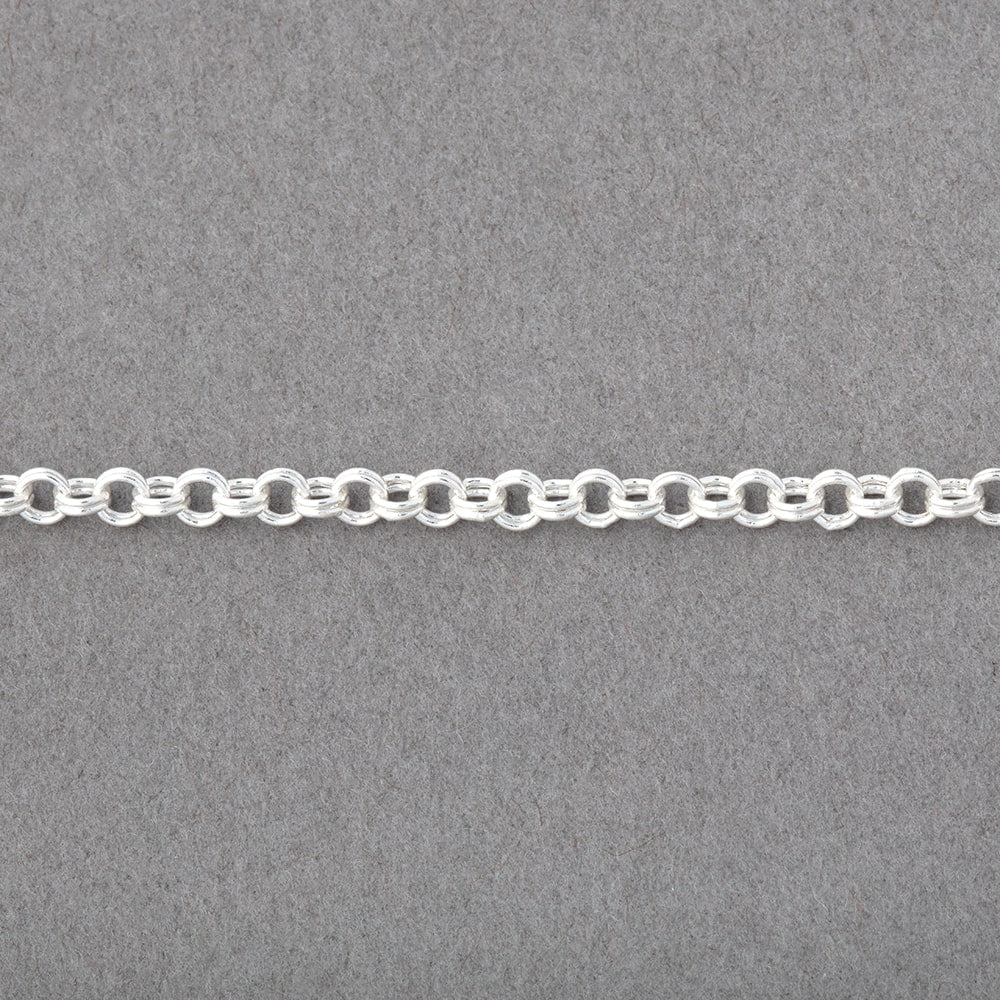 3 Feet - 2.5mm Double Rolo Link Chain