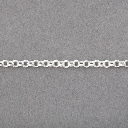 3 Feet - 2.5mm Double Rolo Link Chain