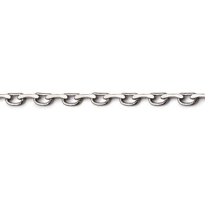 3 Feet - 2mm Open & Closed Oval Link Chain