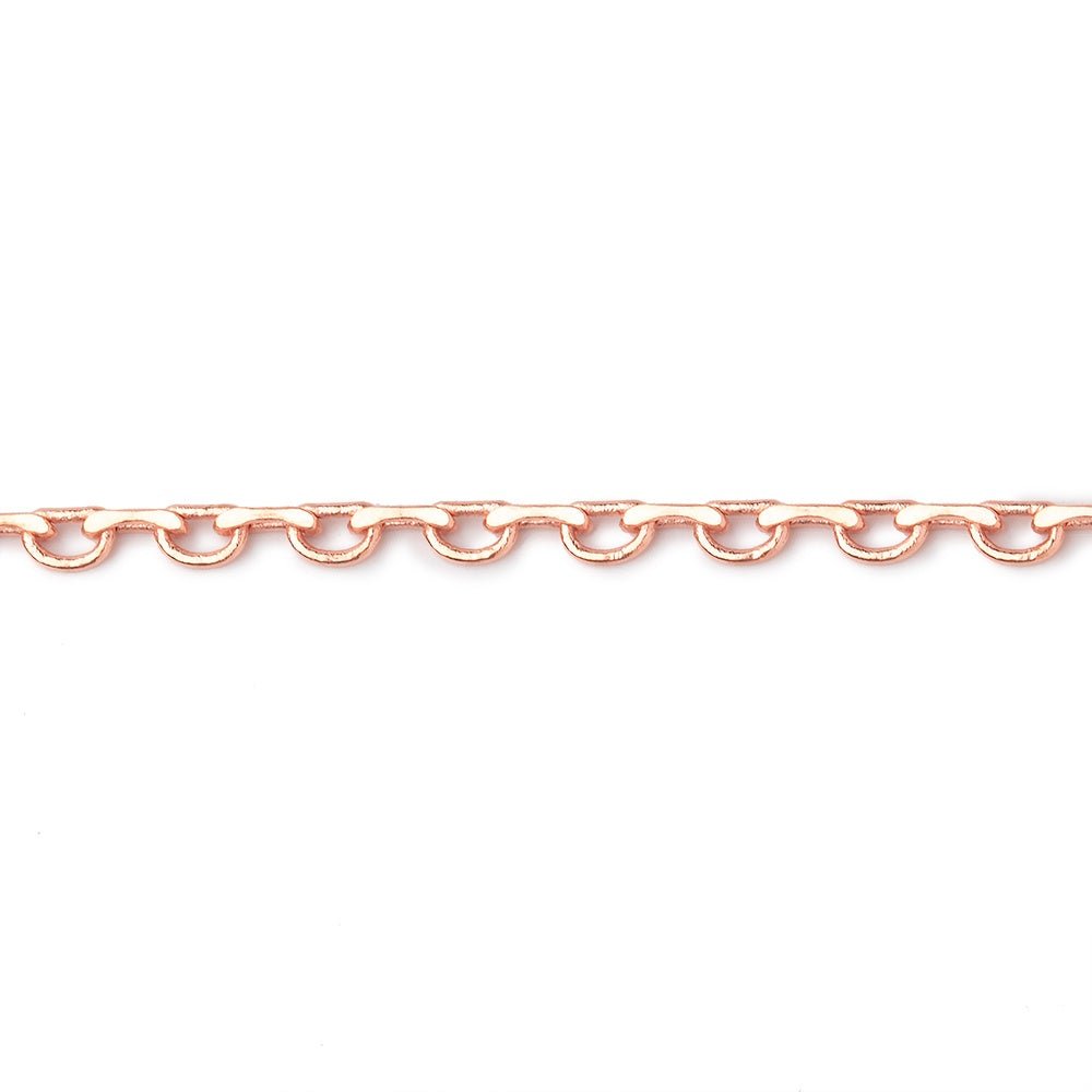 3 Feet - 2mm Open & Closed Oval Link Chain