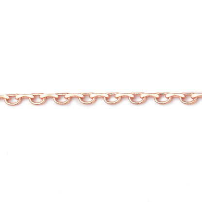 3 Feet - 2mm Open & Closed Oval Link Chain