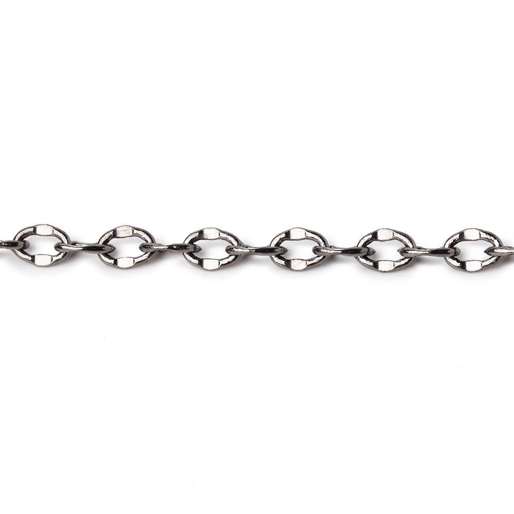3 Feet - 3mm Divot Oval Link Chain