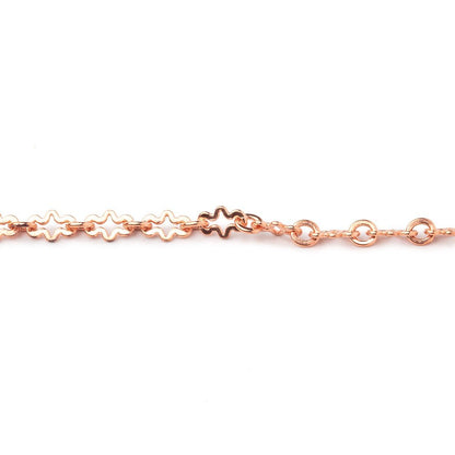 3 Feet - 3mm Fancy Cross Link Chain