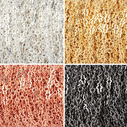 3 Feet - 3mm Fancy Cross Link Chain