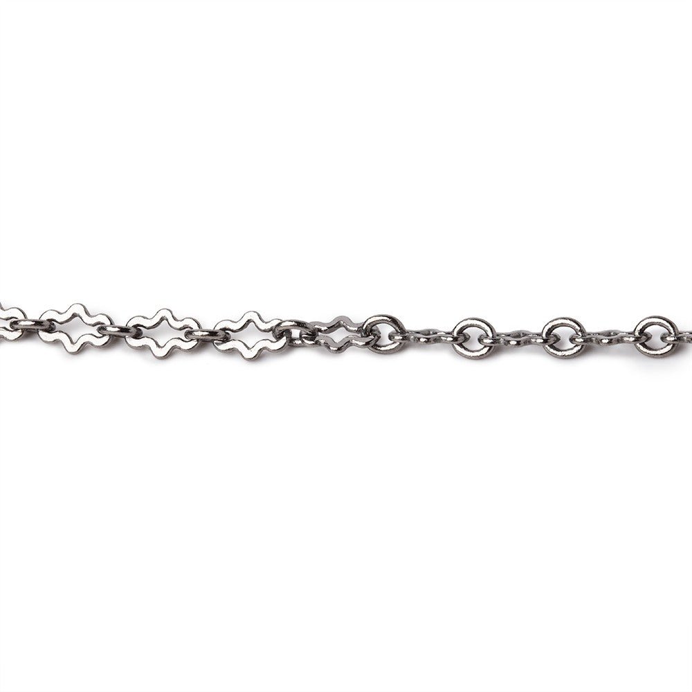 3 Feet - 3mm Fancy Cross Link Chain