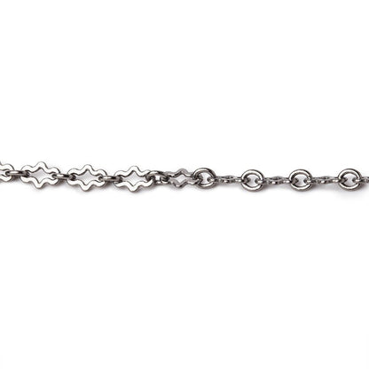 3 Feet - 3mm Fancy Cross Link Chain