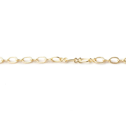 3 Feet - 3mm Oval & Bowtie Link Chain