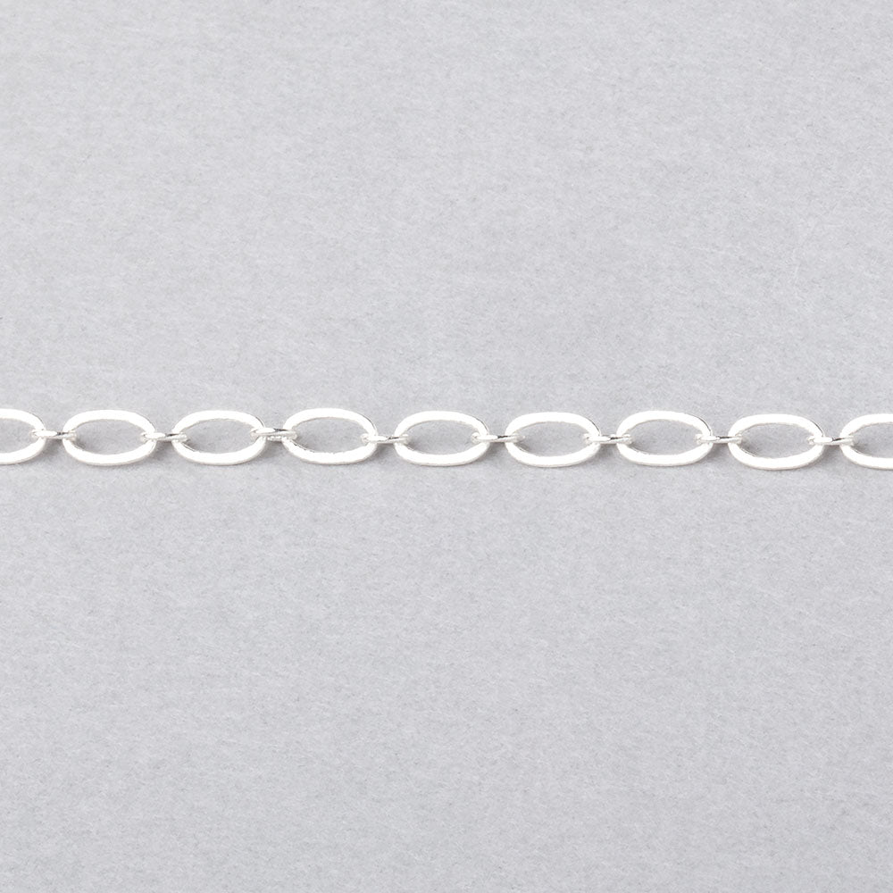 3 Feet - 3mm Oval & Link Chain