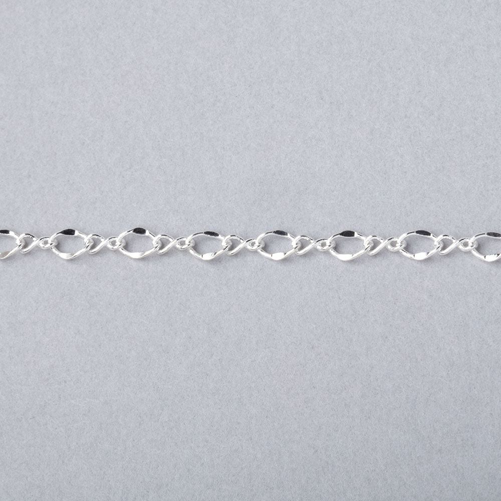 3 Feet - 3mm Oval & Twist Link Chain