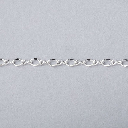 3 Feet - 3mm Oval & Twist Link Chain