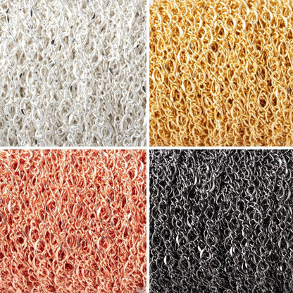 3 Feet - 3mm Oval & Twist Link Chain