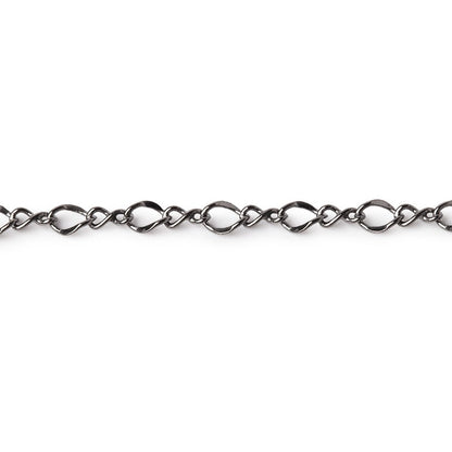 3 Feet - 3mm Oval & Twist Link Chain