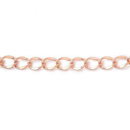 3 Feet - 4mm Twist Oval Link Chain