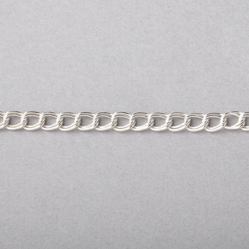 3 Feet - 5mm Double Curb Link Chain